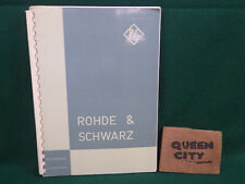 Vintage Electronics Rohde & Schwarz SKTU Noise Generator Instruction manual/book picture