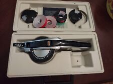 Vintage DYMO 1570 Label Maker Deluxe Chrome Model w Tapes and Case picture