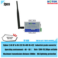 2pcs Zigbee 2.4G RF to RS-232 RS-485 RS422 Wireless Data Transmission Converter picture