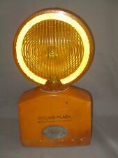 Vintage Dietz Mobil Visi-Flash 650 Amber Barricade Construction Safety Light picture