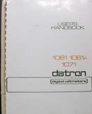 Datron Instruments  1061 1061A 1071 User's Handbook picture