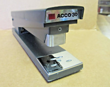 Vintage ~ ACCO 30 High Quality Push Button Front Load Stapler USA ~ Monarch No 1 picture