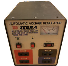 Zebra ZVR-2000TD AC Automatic Regulator , Time Delay, Voltage Protection. Tested picture