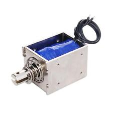 DC 12V 60N Pull Type Solenoid Electromagnet 10mm Open Frame Type Solenoid Ele... picture