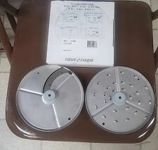 Robot Coupe RG2 + ES4 x2 Food Processor Blade Disc (Lot of 3) One NIB 2 Used.  picture