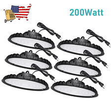 6 Pack 200W UFO Led High Bay Light 200 Watts Commercial Warehouse Factory Lights picture