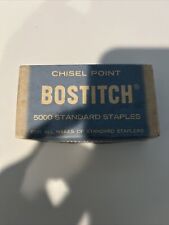 Vintage Chisel Point Bostitch 5000 Count Box (Almost Full) picture