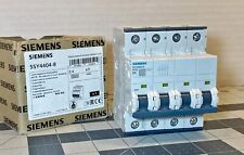 SIEMENS 5SY4404-8 MINIATURE CIRCUIT BREAKER 4A 400V AC  4-POLE 5SY4 picture
