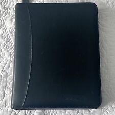 Vintage Franklin Covey Quest Binder Black Leather Large 7 Ring Day Planner picture