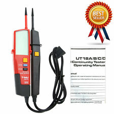 UNI-T UT18D Auto Range Voltage and Continuity Tester with LCD Backlight Date  picture