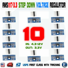 10pcs AMS1117-3.3 3.3V Step-Down Linear Voltage Regulator Module 6-12V in 3.3V picture