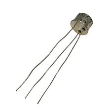 2N696 Si NPN Low Power BJT Transistor Gold Pin TO-5 picture