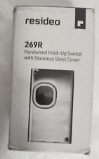 Sealed  Resideo 269R Hardwired Hold Up Switch With Stainless Steel Cover  - F S picture