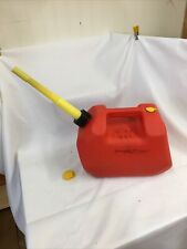 Vintage Scepter 2 Gallon Vented Gas  Can w/ Spout Very Good Condition Preowned picture