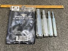 VINTAGE J/B INDUSTRIES INC. 4 PC SWAGE TOOL SET NO. T21024 picture