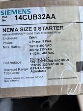 14CUB32AA Siemens 14CU+32A* Starter 120/240V Coil -Overload 0.75-3.4Amp Size 0 picture