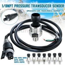5V 1/8NPT Stainless Steel Fuel Pressure Transducer Sender For Oil Air Water  picture