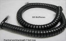 10-Pack Lot Avaya Handset Cord 9600 Series IP Phone Charcoal Gray 12Ft 9400 9500 picture