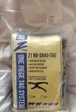 Z-Tags Blank Z1 No-Snag-Tag Cow Tags 100 Count picture
