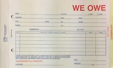 We Owe Forms • Qty 500 • NCR • SA-1506-3 (R76M)   picture