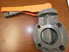 Georg Fisher Wafer-Style Butterfly Valve, PVC, 150 psi, 3 in Pipe Size picture