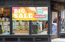 Custom BIG SALE Banner - Bright Colorful Retro Style Sale Sign - Quality Vinyl picture