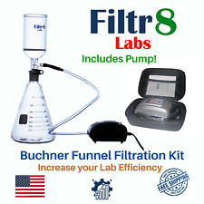 Fast and Hands-Free Lab Filtration | Filtr8 Buchner Funnel Flask Kit with Pump picture
