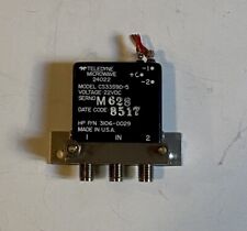 TELEDYNE MICROWAVE SWITCH MODEL CS33S9D-5...24022. 22VDC. picture