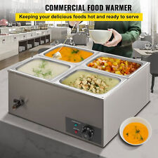 4 Pots Commercial Food Warmer Bain For Buffet Server Food Court Electric Warmer  picture