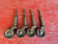 Set of 4  Vintage Colson Casters 10 1/2” Tall picture