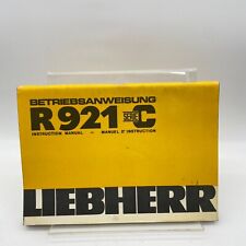 Liebherr/Hydraulic Bagger/R921 Series C/Operating Instructions picture