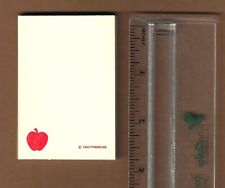 Vintage 1993 Mini Apple Post-It Sticky Notes, 3