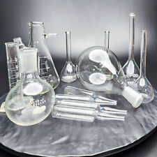 Lot of 12 Lab Pyrex/Kimax Glass Vintage Globe - Chemistry, Apothecary, Pharmacy picture