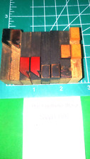 Vintage Wood Type Printing Block 1 5/8