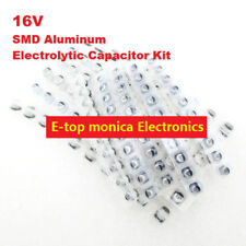 190Pcs 10value 0.33uF-470uF 16V SMD Aluminum Electrolytic Capacitor Assorted Kit picture