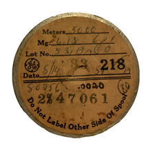 NOS General Electric Vintage Tungsten Fine Wire 0.002” Diameter 5000 meters picture