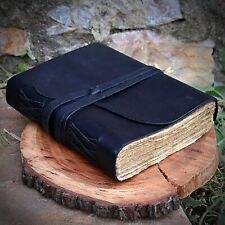 Leather Journal - Handmade Vintage Unlined Deckle Edge Rustic Paper | best Gifts picture
