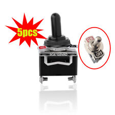Toggle SWITCH ON/OFF Heavy Duty 15A 250V SPST2 Terminal Car Boat Waterproof 5pcs picture