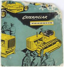 Vintage 1947 Caterpillar Product Line Brochure Dozer Tractor Scrapers Engines picture