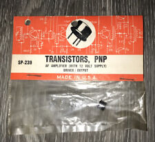 Transistor PNP SP-239 NOS Made in USA AF Amplifier 2v Guaranteed to Function picture
