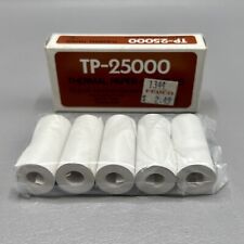 Vintage Texas Instruments TP-25000 Thermal Paper Rolls Made In Taiwan New 5 Roll picture