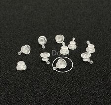 10pcs/Bag Dental Oral Bondable Lingual Buttons with Hook Round Mesh Base Ceramic picture