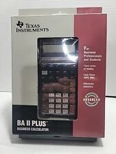 VINTAGE Texas Instruments BA II Plus Advanced  Financial Calculator  Open Box picture