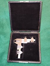1950's era STARRETT Gear Tooth Vernier caliper w/case & box NMINT No.456A picture