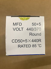 SUPCO CD50+5X440R ROUND DUAL RUN CAPACITOR (50+5 MFD X 440VAC) picture