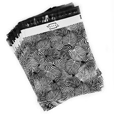 100 10x13 in palm leaves print designer poly mailers tropical black abstract new picture