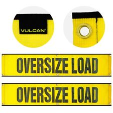 VULCAN Mesh Oversized Load Banner for Escort Vehicles, 2 Pack - 12