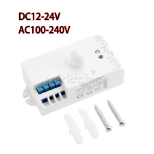 DC12-24V AC110-240V 5.8GHz Microwave Radar Sensor Body Motion HF Detector Switch picture