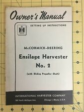 Vintage Owners Manual McCormick Deering International Harvester Ensilage No.2  picture
