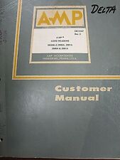 AMP A-MP Card Readers Model 2900A, 2901A, 2980A & 2981A Customer Manual CM5147 picture